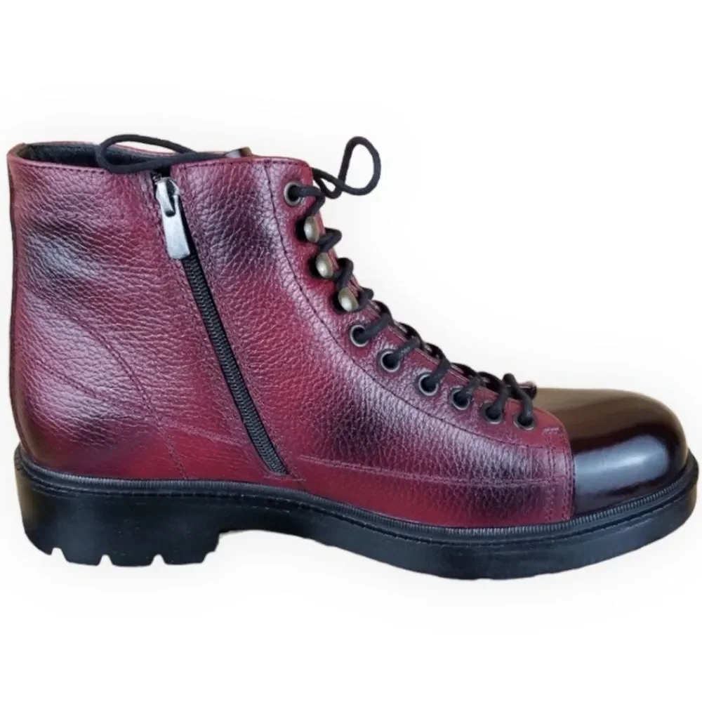 Paul Branco Men’s Casual Chukka Boot Burgundy Size US 11 EU 44 Medium New